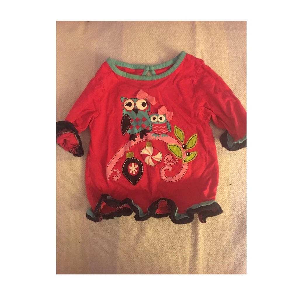 Babygirl owl long sleeve top